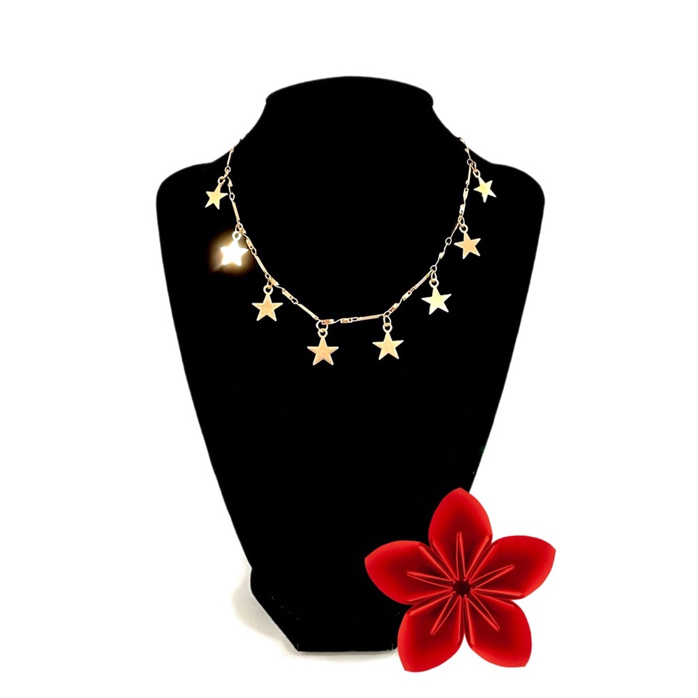 AMRITA SINGH Cassiopeia Star Choker Adjustable Necklace Gold-Tone NWT